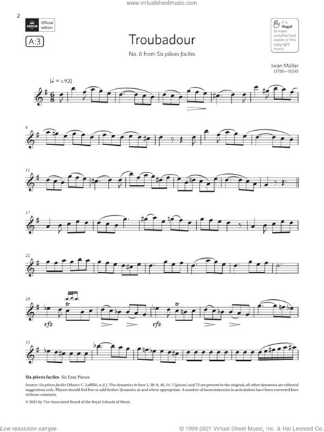 Clarinet Exam Pack From 2022, ABRSM Grade 5